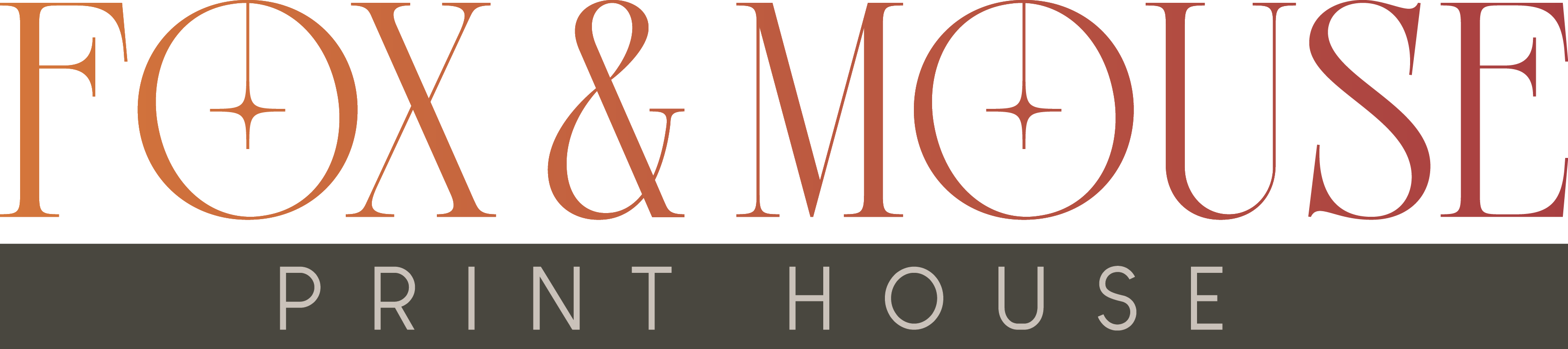 Fox and Mouse Print House logo
